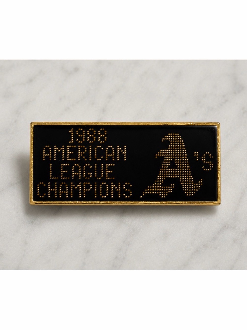(VTG NOS) UNOCAL 76 • Oakland A's 1988 American League Champions Pin #4